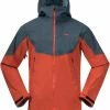 Bergans Senja Hybrid Softshell Jacket Men, Oranje/grijs
