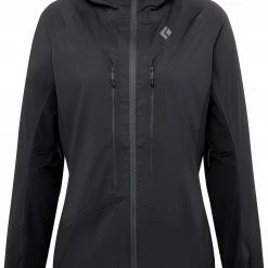 Black Diamond Dawn Patrol Hybrid Shell Jacket Women, Turquoise/grijs