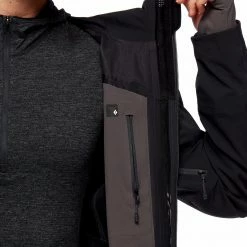 Black Diamond Dawn Patrol Hybrid Shell Jacket Women, Turquoise/grijs -Ziener winkel black diamond dawn patrol hybrid shell jacket women black 10