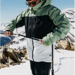 Burton [ak] Swash 2 Layer Jacket Gore-Tex Men, Wit -Ziener winkel burton ak swash 2 layer jacket gore tex men hedge green stout white true black 4