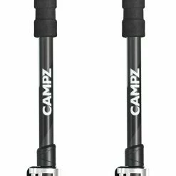 CAMPZ Winter Touring Poles, Zwart -Ziener winkel campz ski touring poles black 3