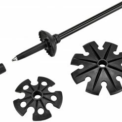 CAMPZ Winter Touring Poles, Zwart -Ziener winkel campz ski touring poles black 6