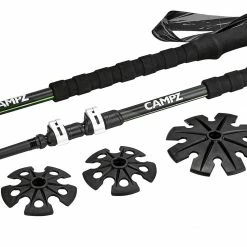 CAMPZ Winter Touring Poles, Zwart -Ziener winkel campz ski touring poles black 7