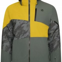 Dare 2b Supernova II Jacket Men, Olijf/geel