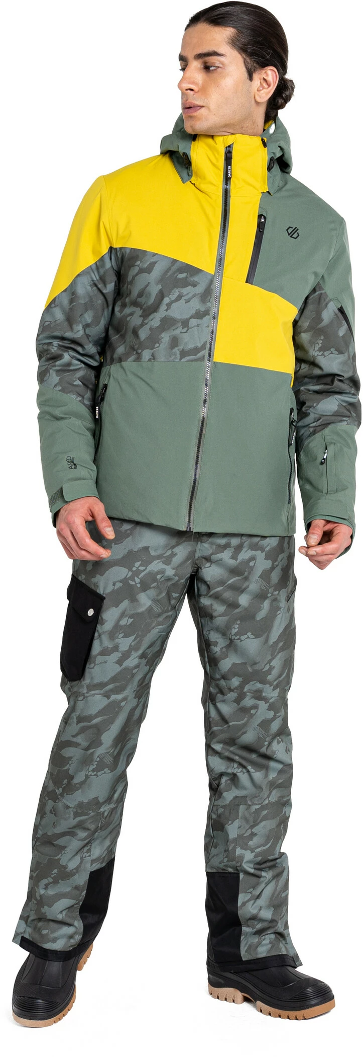 Dare 2b Supernova II Jacket Men, Olijf/geel 6 Dare 2b Supernova II Jacket Men, Olijf/geel - Afbeelding 6