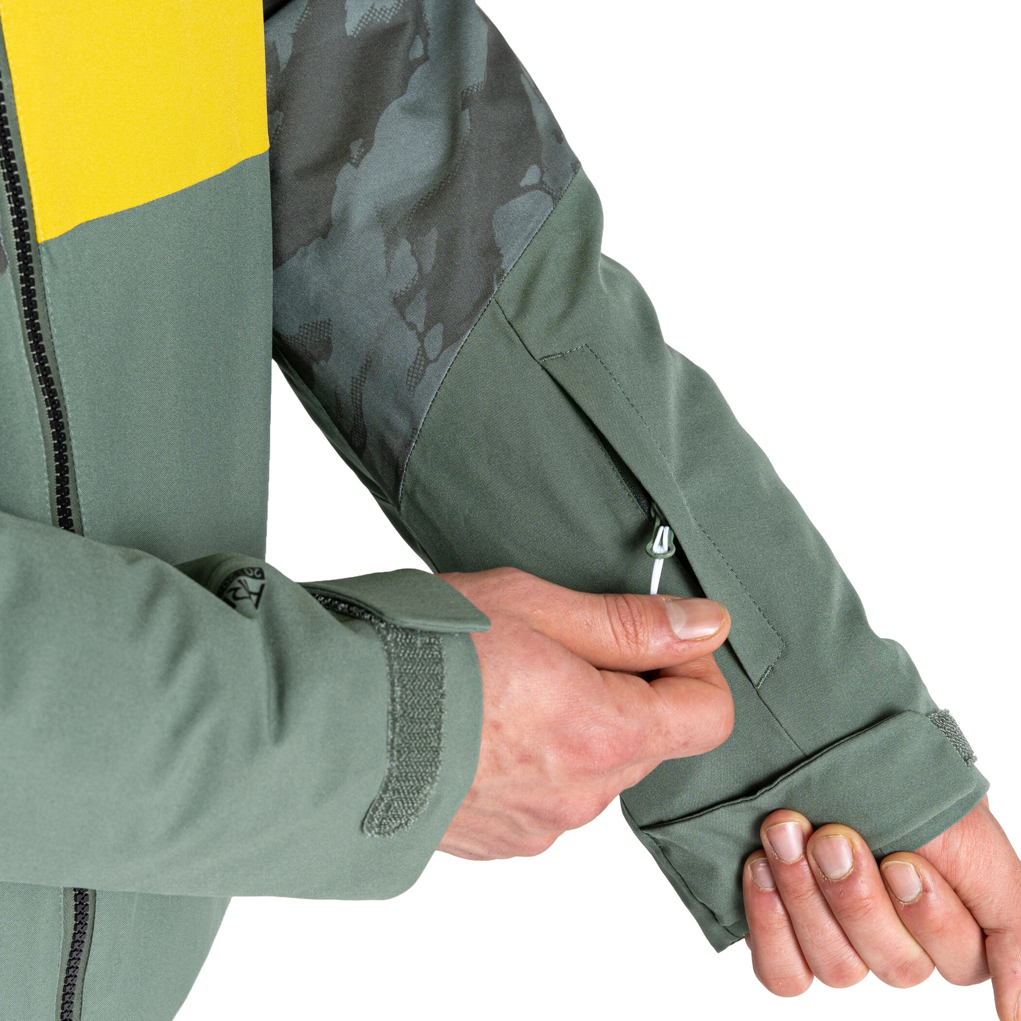 Dare 2b Supernova II Jacket Men, Olijf/geel 8 Dare 2b Supernova II Jacket Men, Olijf/geel - Afbeelding 8