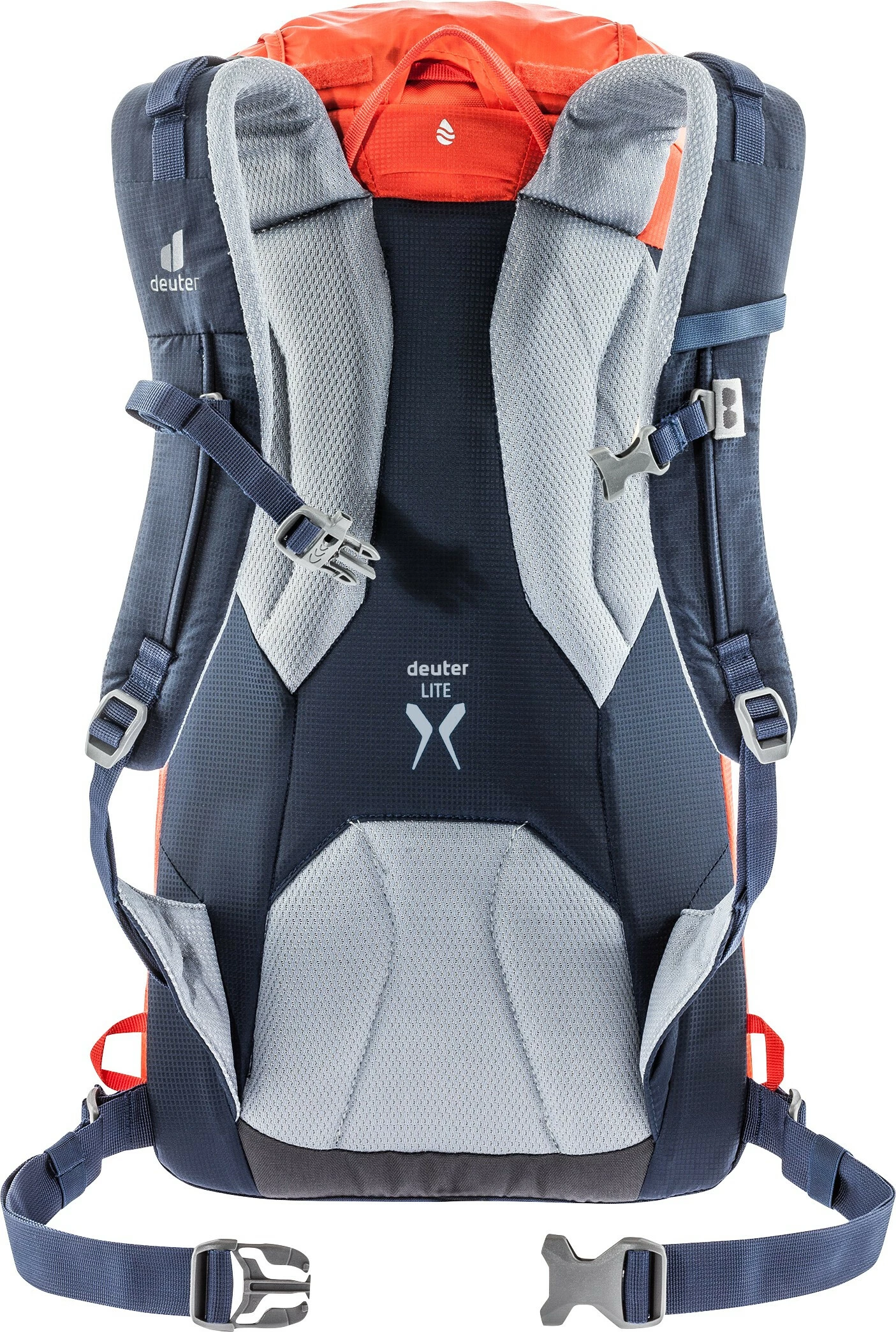 Deuter Guide Lite 24 Backpack, Rood/grijs 2 Deuter Guide Lite 24 Backpack, Rood/grijs - Afbeelding 2