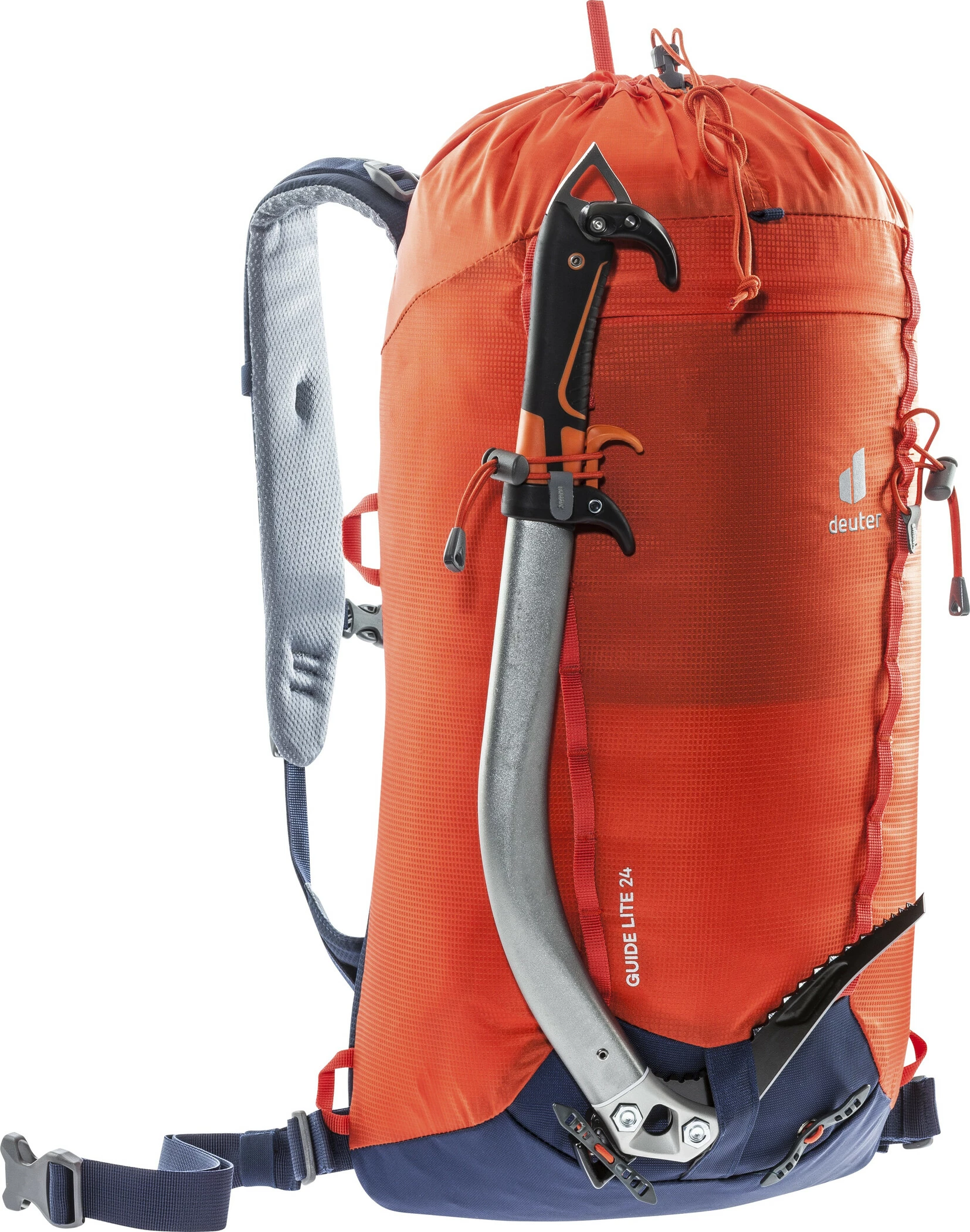 Deuter Guide Lite 24 Backpack, Rood/grijs 5 Deuter Guide Lite 24 Backpack, Rood/grijs - Afbeelding 5