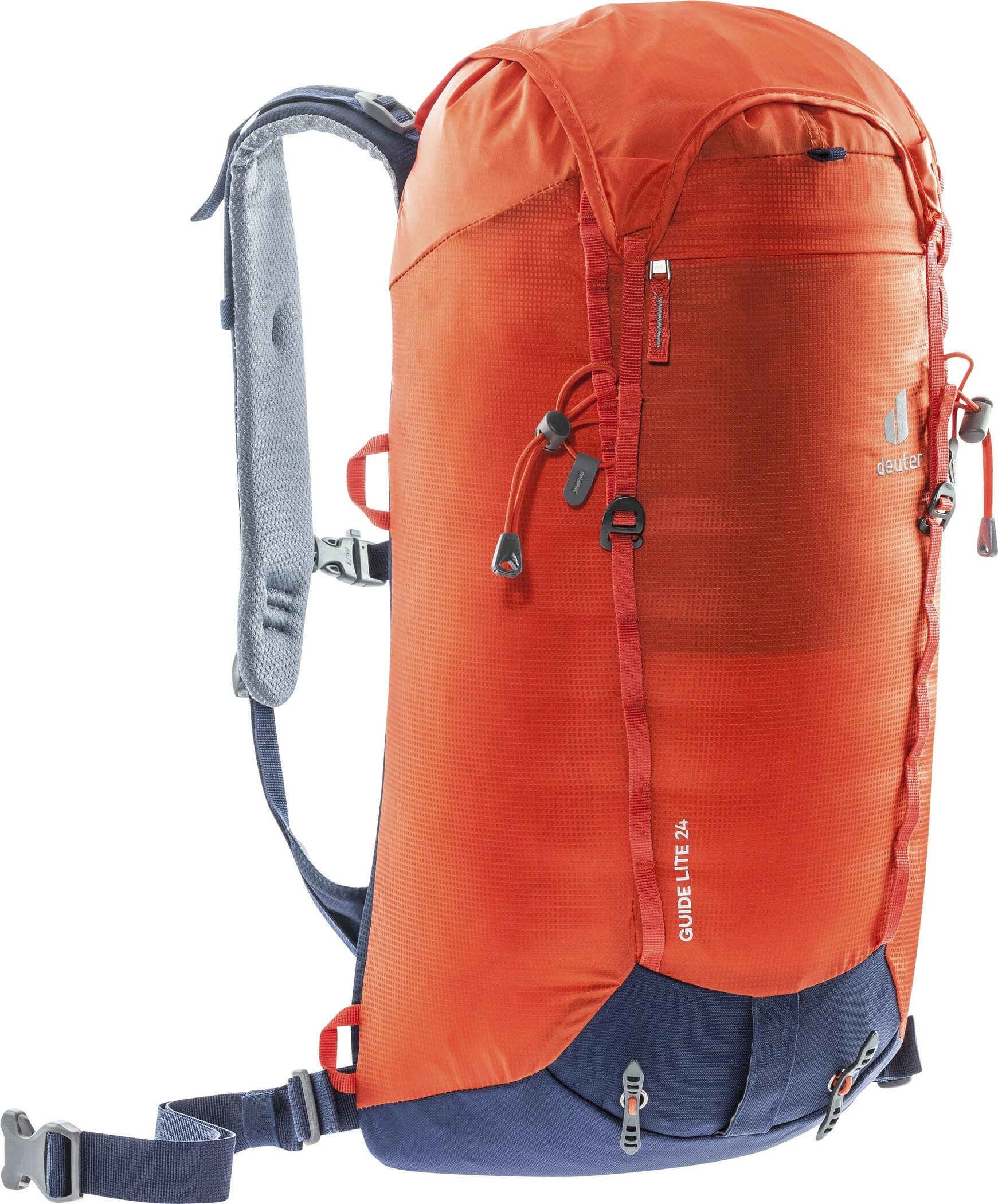 Deuter Guide Lite 24 Backpack, Rood/grijs 9 Deuter Guide Lite 24 Backpack, Rood/grijs - Afbeelding 9