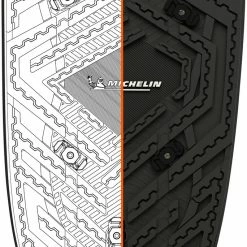 EVVO Snow Shoes With Spikes, Rood/zwart -Ziener winkel evvo snow shoes with spikes blue black 5 2