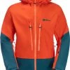 Jack Wolfskin Alpspitze 3L Jacket Men, Oranje/blauw