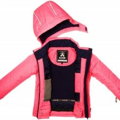 Kamik Aura Jacket Girls, Rood 7 Kamik Aura Jacket Girls, Rood -Ziener winkel kamik aura jacket girls coral navy 3 2