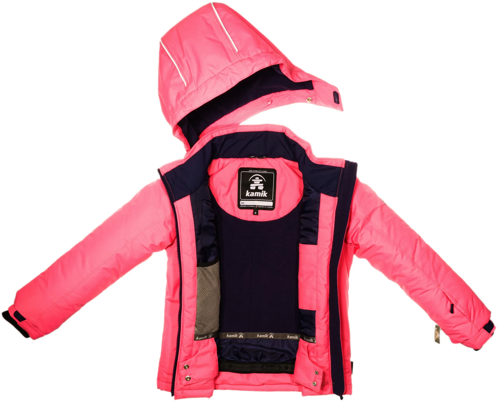 Kamik Aura Jacket Girls, Rood 3 Kamik Aura Jacket Girls, Rood - Afbeelding 3