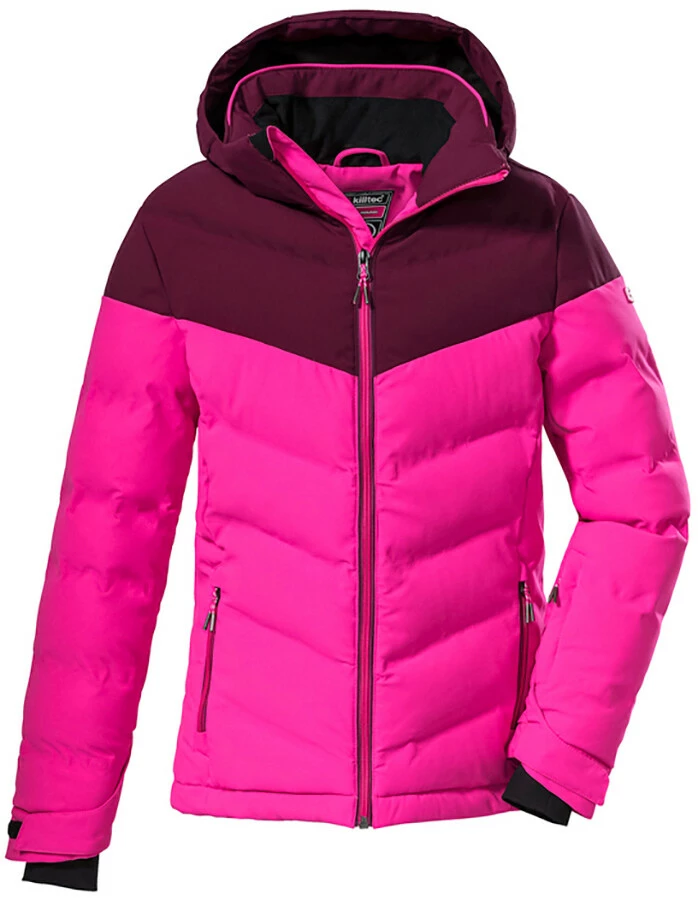 Killtec KSW 157 Quilted Ski Jacket Girls, Roze 1 Killtec KSW 157 Quilted Ski Jacket Girls, Roze
