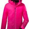 Killtec KSW 158 Ski Jacket Girls, Roze 4 Killtec KSW 158 Ski Jacket Girls, Roze -Ziener winkel killtec ksw 158 ski jacket girls neon pink 1