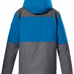 Killtec KSW 181 Ski Jacket Boys, Geel/blauw -Ziener winkel killtec ksw 181 ski jacket boys anthracite 2