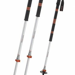 Komperdell Contour Titanal II Foam Poles, Zwart/zilver