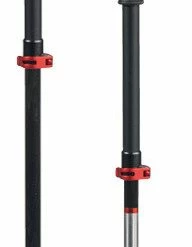 Komperdell Descent Carbon Rocksleeve Vario Poles, Zwart