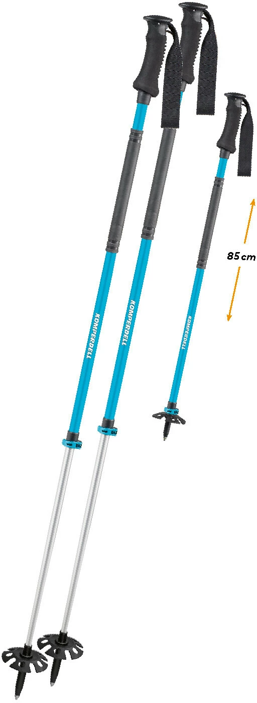 Komperdell T2 Thermo Adventure Poles, Blauw/grijs 1 Komperdell T2 Thermo Adventure Poles, Blauw/grijs