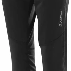 Löffler Löffler Windstopper Warm Tights Kids, Zwart