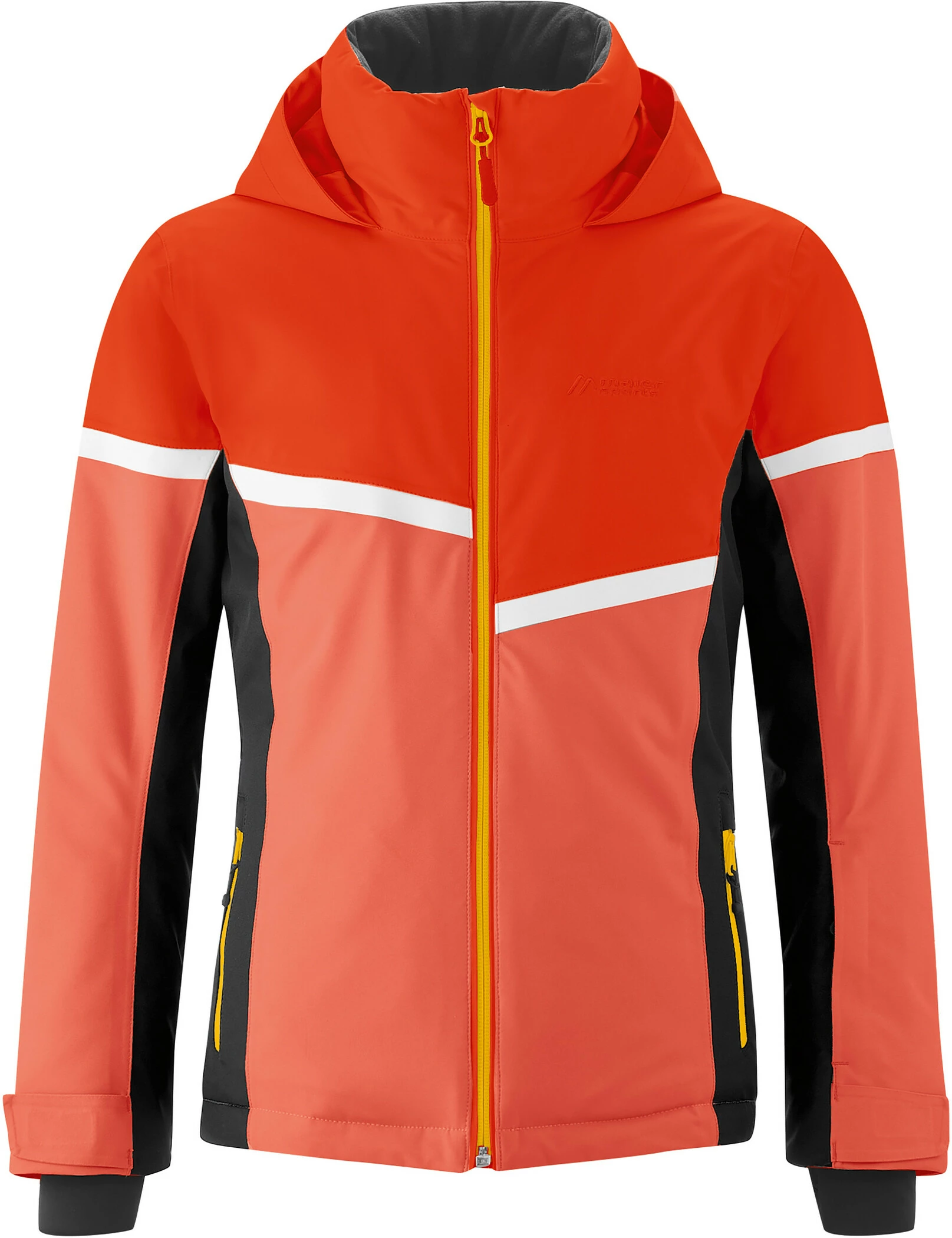 Maier Sports Astberg Jacket Girls, Oranje 1 Maier Sports Astberg Jacket Girls, Oranje