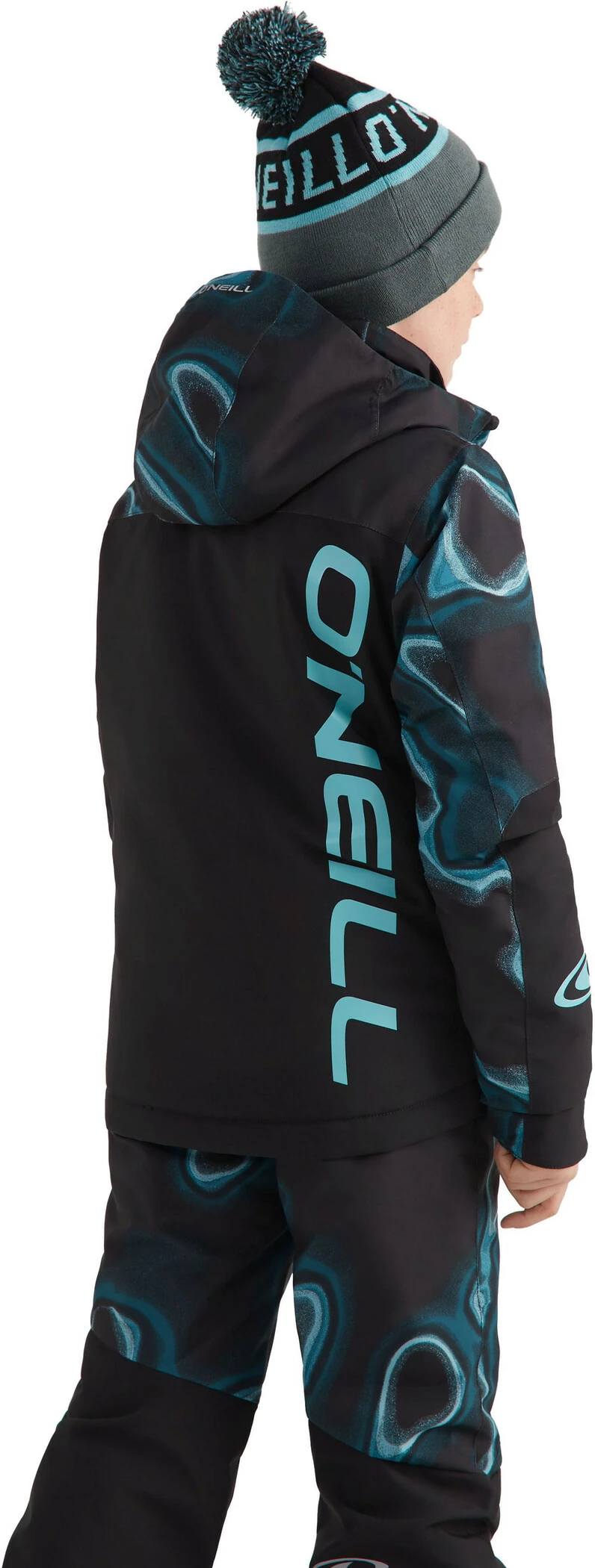 O'Neill O'Neill Texture Jacket Boys, Zwart/petrol 5 O'Neill O'Neill Texture Jacket Boys, Zwart/petrol - Afbeelding 5