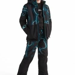 O'Neill O'Neill Texture Jacket Boys, Zwart/petrol 11 O'Neill O'Neill Texture Jacket Boys, Zwart/petrol -Ziener winkel oneill texture jacket boys blue heat map 6 1