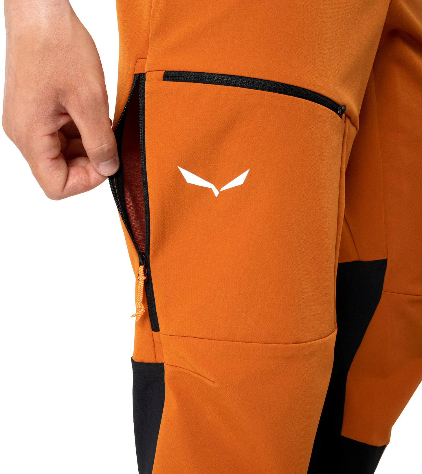 SALEWA Sella Durastretch Pants Men, Zwart 10 SALEWA Sella Durastretch Pants Men, Zwart - Afbeelding 10