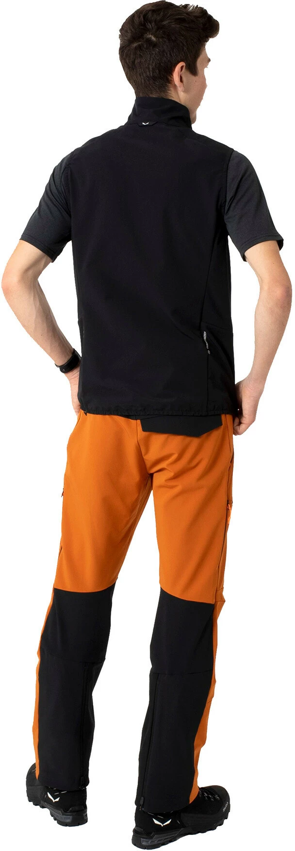 SALEWA Sella Durastretch Pants Men, Zwart 4 SALEWA Sella Durastretch Pants Men, Zwart - Afbeelding 4