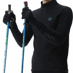 UYN Cross Country Skiing Coreshell Jacket Men, Zwart/oranje -Ziener winkel uyn cross country skiing coreshell jacket men black black turquoise 6