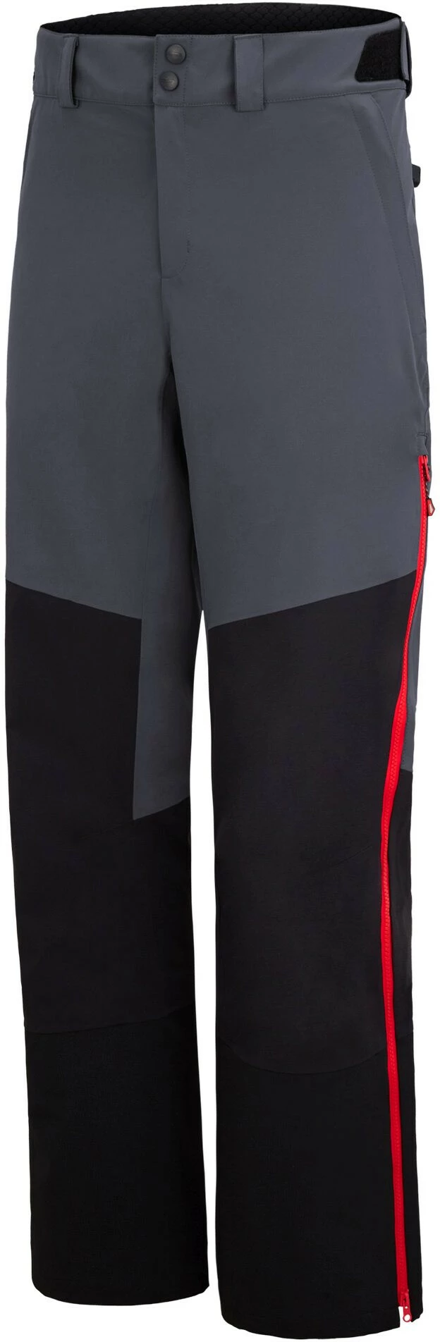 Ziener Niron Active Pants Men, Grijs/zwart 2 Ziener Niron Active Pants Men, Grijs/zwart - Afbeelding 2