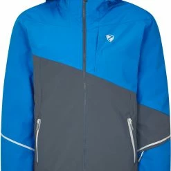 Ziener Timpa Ski Jacket Men, Blauw/grijs